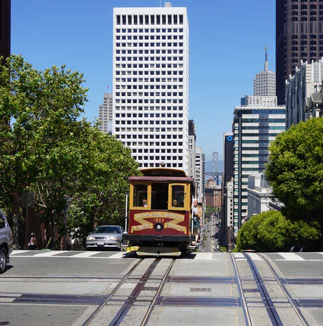 MUNI California cable car 49